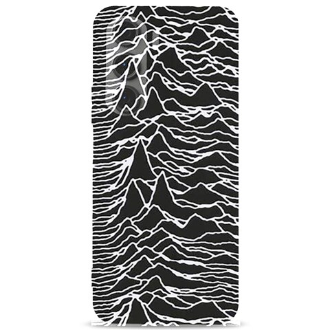 Joy Division Unknown Pleasures Pattern Samsung Galaxy S24 Plus 6.7 Inch Black TPU UV Case from ArtsNow.com Front