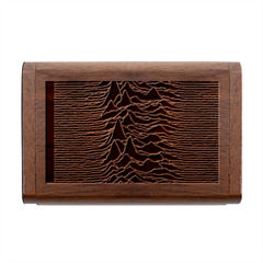 Joy Division Unknown Pleasures Pattern Wood Oval USB Flash Drive from ArtsNow.com Box