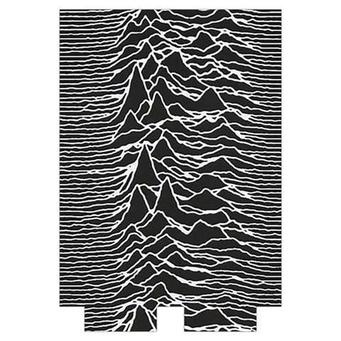 Joy Division Unknown Pleasures Pattern Automatic Folding Umbrella with Case (Medium) from ArtsNow.com Case