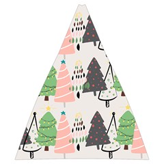 Christmas Trees Icons Automatic Folding Umbrella with Case (Medium) from ArtsNow.com 17.22 x19.95  Umbrella - 2