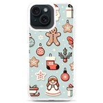 Christmas Cartoon Pattern iPhone 15 Plus TPU UV Print Case