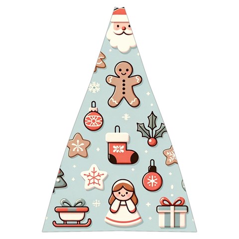 Christmas Cartoon Pattern Automatic Folding Umbrella with Case (Large) from ArtsNow.com 13.71 x19.92  Umbrella - 2