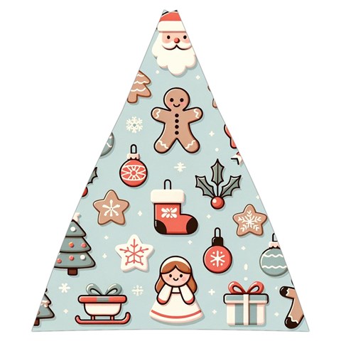 Christmas Cartoon Pattern Automatic Folding Umbrella with Case (Medium) from ArtsNow.com 17.22 x19.95  Umbrella - 3