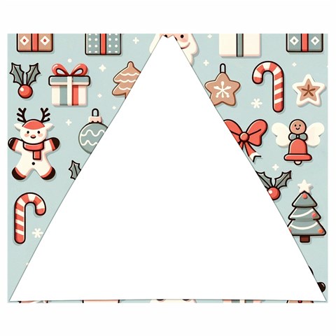 Christmas Cartoon Pattern Automatic Folding Umbrella with Case (Small) from ArtsNow.com 19.98 x16.78  Umbrella - 2
