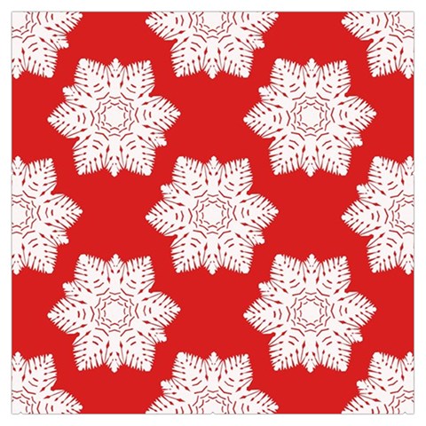 Christmas Snowflakes Background Pattern Everyday Shoulder Bag with Pouch Bag from ArtsNow.com Front