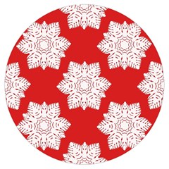 Christmas Snowflakes Background Pattern Everyday Shoulder Bag with Pouch Bag from ArtsNow.com Front