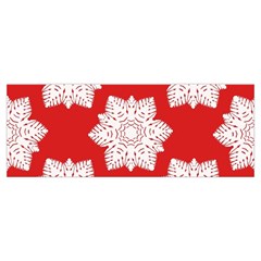 Christmas Snowflakes Background Pattern Everyday Shoulder Bag with Pouch Bag from ArtsNow.com Tab