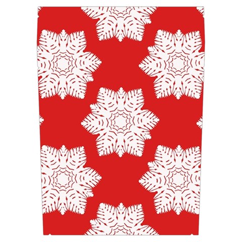 Christmas Snowflakes Background Pattern Everyday Shoulder Bag with Pouch Bag from ArtsNow.com Right Pocket
