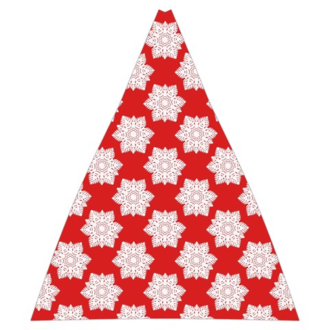 Christmas Snowflakes Background Pattern Automatic Folding Umbrella with Case (Medium) from ArtsNow.com 17.22 x19.95  Umbrella - 4