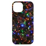 Christmas Lights iPhone 15 Black UV Print PC Hardshell Case