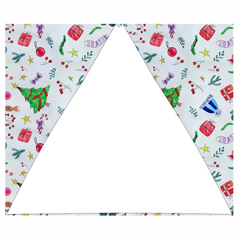 New Year Christmas Winter Pattern Automatic Folding Umbrella with Case (Small) from ArtsNow.com 19.98 x16.78  Umbrella - 4