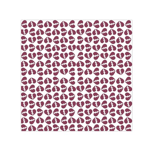 Bk Love In Pieces Print Pattern Design Square Satin Scarf (30  x 30 ) from ArtsNow.com Front