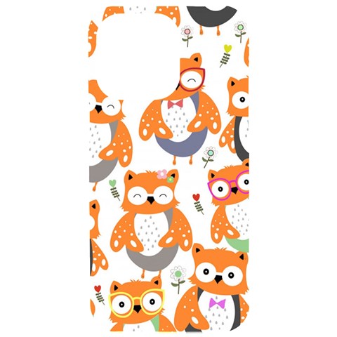 Cute Colorful Owl Cartoon Seamless Pattern iPhone 15 Pro Max Black UV Print PC Hardshell Case from ArtsNow.com Front