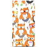 Cute Colorful Owl Cartoon Seamless Pattern Samsung Galaxy S24 Ultra 6.9 Inch Black TPU UV Case