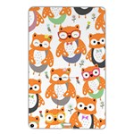 Cute Colorful Owl Cartoon Seamless Pattern Name Card Style USB Flash Drive