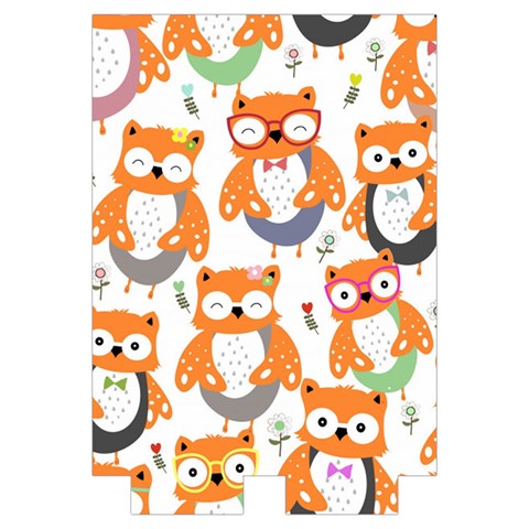 Cute Colorful Owl Cartoon Seamless Pattern Automatic Folding Umbrella with Case (Small) from ArtsNow.com Case