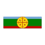 Flag Of The Mapuches Sticker (Bumper)