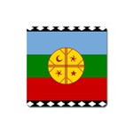 Flag Of The Mapuches Square Magnet