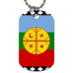 Flag Of The Mapuches Dog Tag (Two Sides) from ArtsNow.com Back