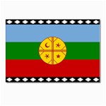 Flag Of The Mapuches Postcard 4 x 6  (Pkg of 10)