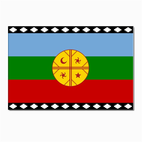 Flag Of The Mapuches Postcards 5  x 7  (Pkg of 10) from ArtsNow.com Front