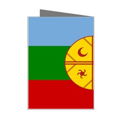 Flag Of The Mapuches Mini Greeting Card from ArtsNow.com Right