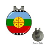 Flag Of The Mapuches Hat Clips with Golf Markers