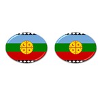 Flag Of The Mapuches Cufflinks (Oval)