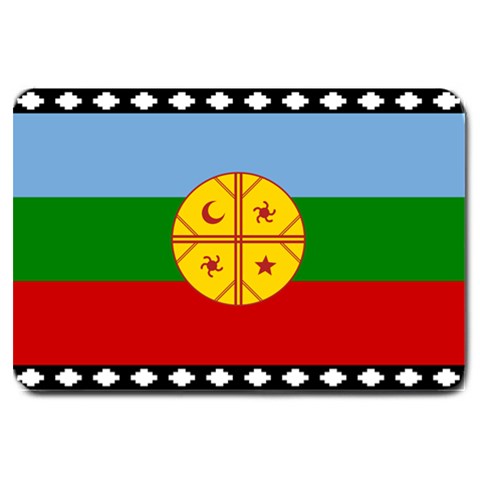 Flag Of The Mapuches Large Doormat from ArtsNow.com 30 x20  Door Mat