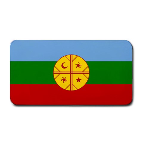 Flag Of The Mapuches Medium Bar Mat from ArtsNow.com 16 x8.5  Bar Mat