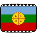 Flag Of The Mapuches Two Sides Fleece Blanket (Mini)
