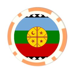 Flag Of The Mapuches Poker Chip Card Guard (10 pack) from ArtsNow.com Back