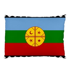 Flag Of The Mapuches Pillow Case (Two Sides) from ArtsNow.com Back