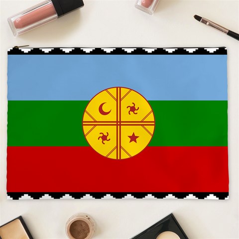 Flag Of The Mapuches Cosmetic Bag (XXL) from ArtsNow.com Front