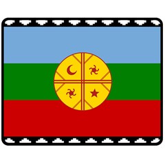 Flag Of The Mapuches Two Sides Fleece Blanket (Medium) from ArtsNow.com 58.8 x47.4  Blanket Front