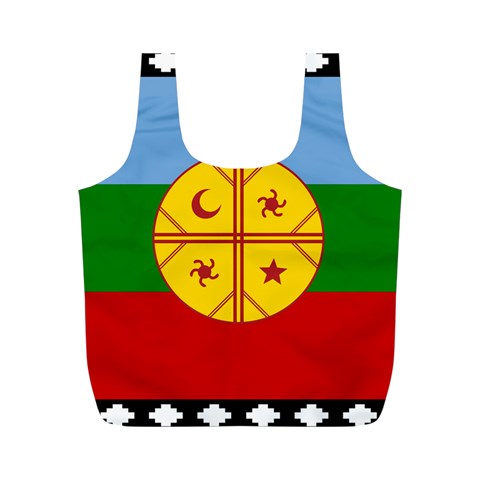 Flag Of The Mapuches Full Print Recycle Bag (M) from ArtsNow.com Back