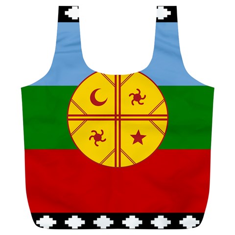 Flag Of The Mapuches Full Print Recycle Bag (XL) from ArtsNow.com Front