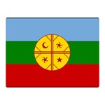 Flag Of The Mapuches Two Sides Premium Plush Fleece Blanket (Mini)