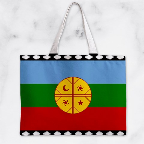 Flag Of The Mapuches Zipper Mini Tote Bag from ArtsNow.com Front