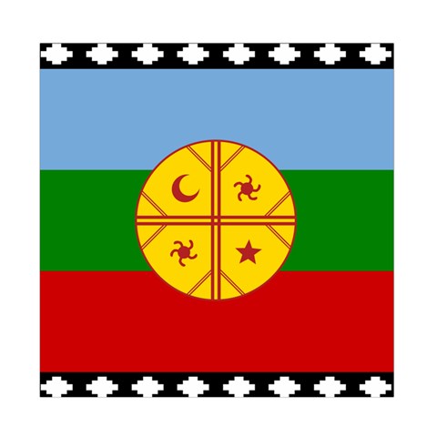 Flag Of The Mapuches Duvet Cover Double Side (Full/ Double Size) from ArtsNow.com Back