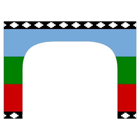 Flag Of The Mapuches Toiletries Pouch from ArtsNow.com Front