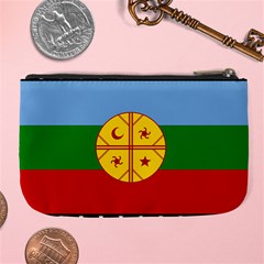 Flag Of The Mapuches Large Coin Purse from ArtsNow.com Back