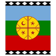 Flag Of The Mapuches Drawstring Pouch (XS) from ArtsNow.com Back