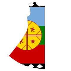Flag Of The Mapuches Short Sleeve V Back Left
