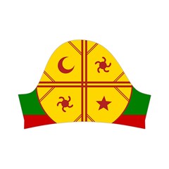 Flag Of The Mapuches Kids  Short Sleeve Velvet Dress from ArtsNow.com Left Sleeve