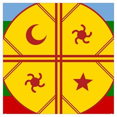 Flag Of The Mapuches Everyday Shoulder Bag with Pouch Bag from ArtsNow.com Front