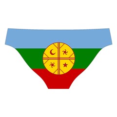 Flag Of The Mapuches Cross Back Hipster Bikini Set from ArtsNow.com Back Under