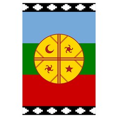 Flag Of The Mapuches Kids  Hooded Rain Ponchos from ArtsNow.com Front