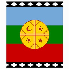 Flag Of The Mapuches Kids  Hooded Rain Ponchos from ArtsNow.com Hood Right