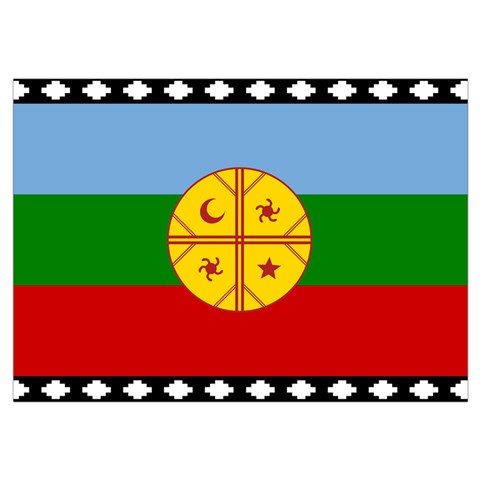 Flag Of The Mapuches Wristlet Pouch Bag (Small) from ArtsNow.com Belt Loop